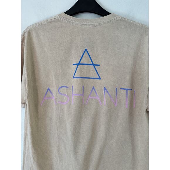 ASHANTI Aww Baby Rock With You Short Sleeve Retro Graphic Women’s T-Shirt Medium - Picture 5 of 6